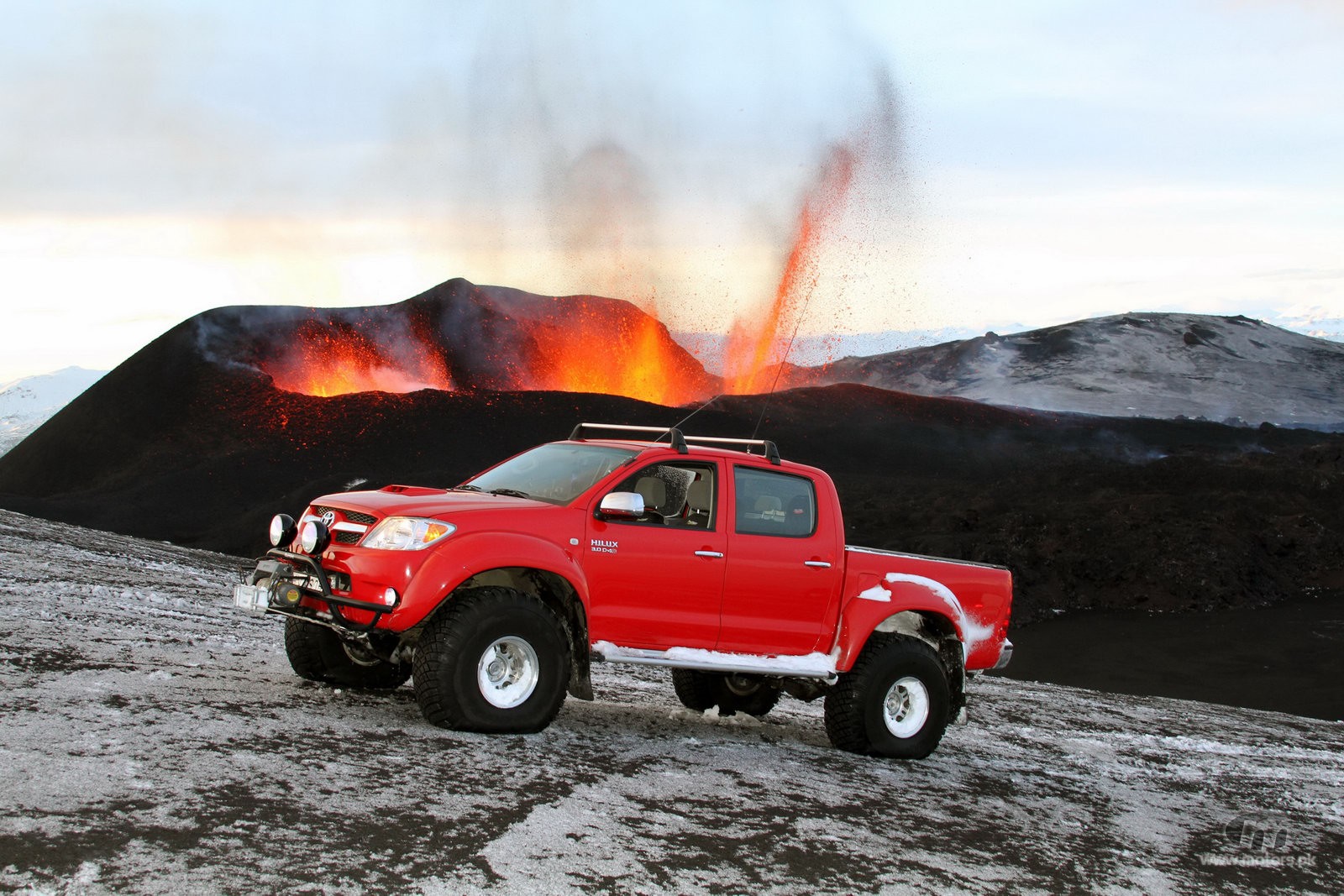 Toyota Hilux Iceland Volcano